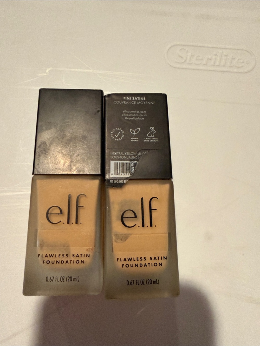 ELF Flawless Satin Foundation - Neutral Yellow (Pair)